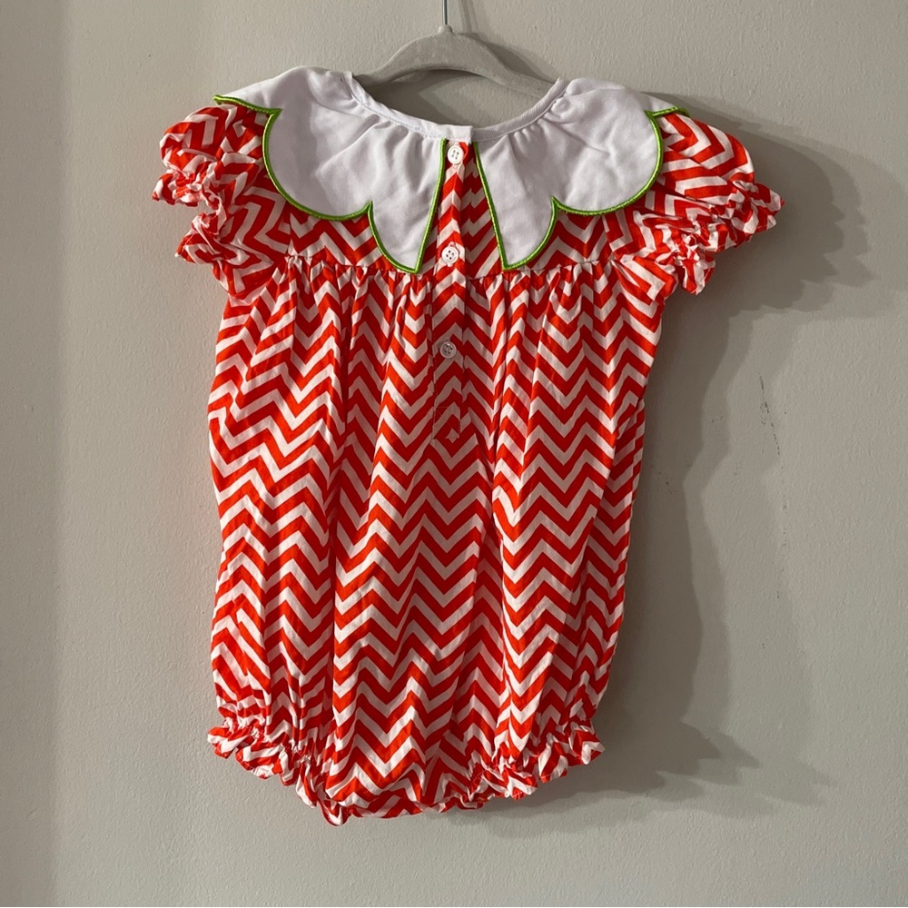 size 2 girls pumpkin smock bubble - Picture 5 of 8